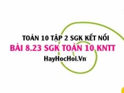 Bài 8.23 SGK Toán 10 tập 2 Kết nối tri thức